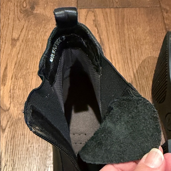 Dansko Black Front Zipper Boots, Size 7.5 (38) - Picture 10 of 11